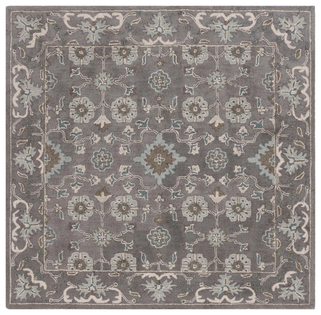 Safavieh Blossom 6'-0" x 6'-0" Rug in Grey