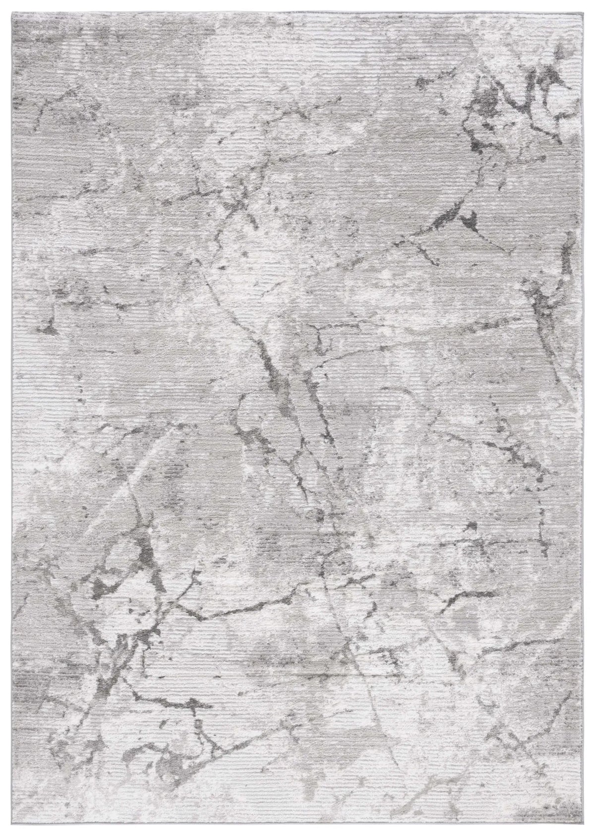 Safavieh Meadow 500 4'-0" x 6'-0" Rug in Grey / Dark Grey