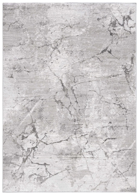 Safavieh Meadow 500 4'-0" x 6'-0" Rug in Grey / Dark Grey