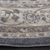 Safavieh Sofia 6'-7" x 6'-7" Rug in Dark Grey / Beige