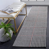 Safavieh Marbella 2'-3" x 9'-0" Rug in Black / Ivory