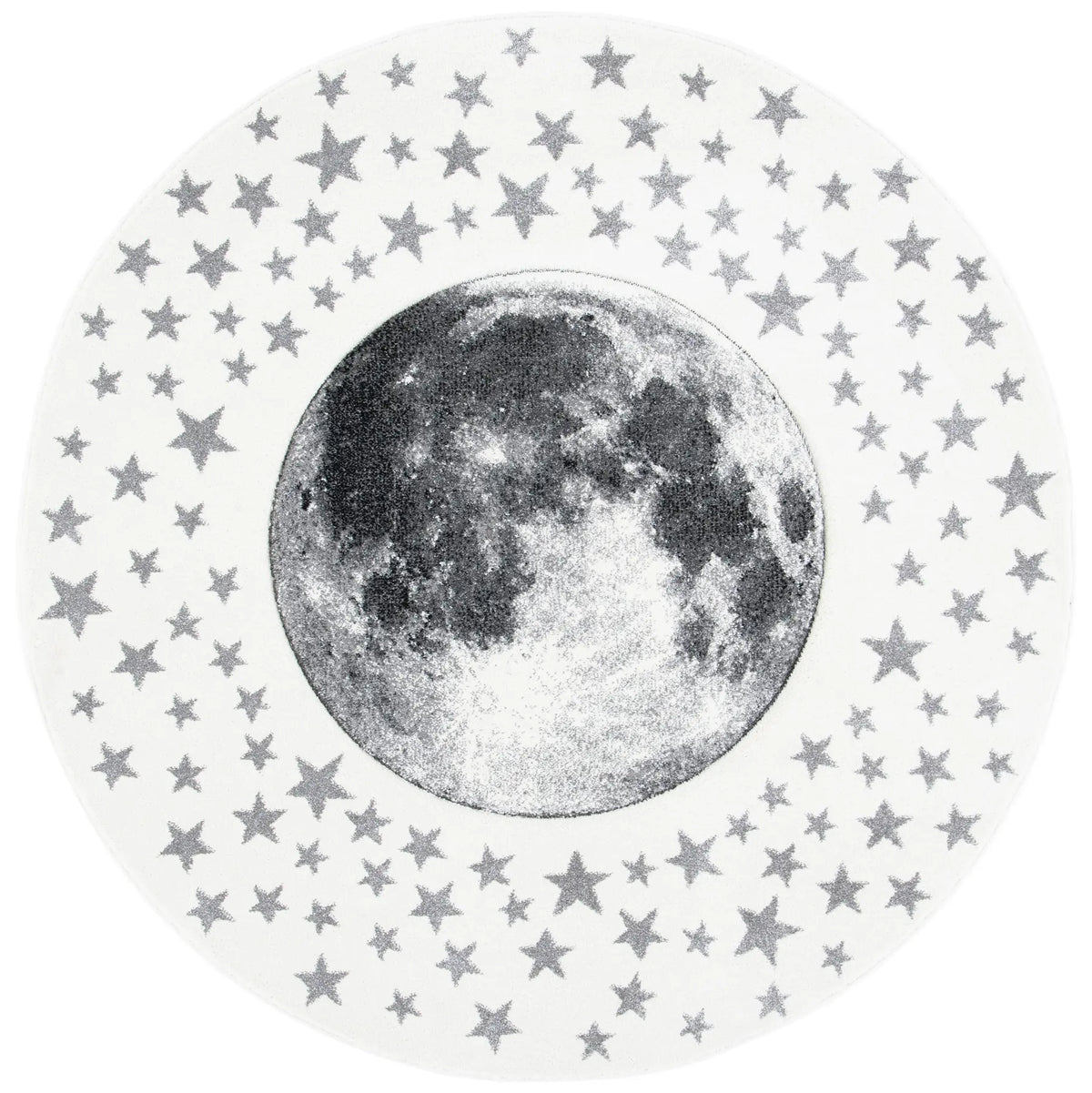 Safavieh Carousel Kids 100 5'-3" x 5'-3" Rug in Ivory / Grey