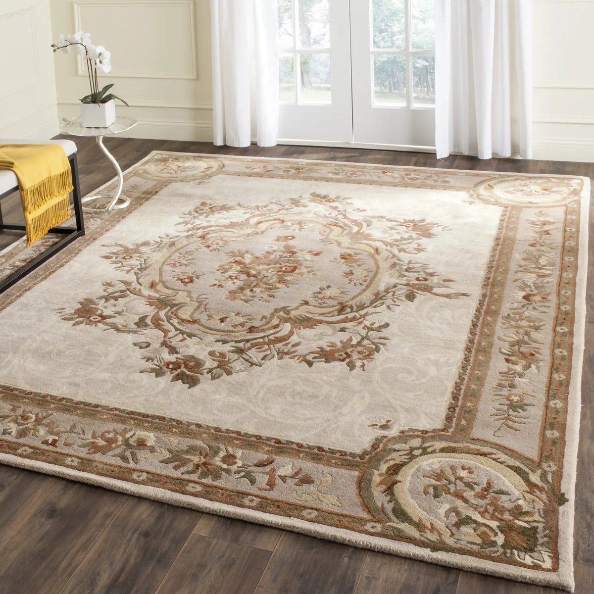 Safavieh Empire 9'-6" x 13'-6" Rug in Ivory / Light Grey