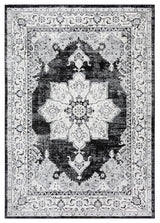Safavieh Brentwood 4'-0" x 6'-0" Rug in Ivory / Black