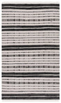 Safavieh Striped Kilim 4'-0" x 6'-0" Rug in Beige / Black
