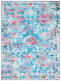 Safavieh Riviera 4'-5" x 6'-5" Rug in Light Blue / Pink