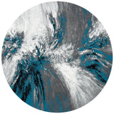 Safavieh Glacier 5'-3" x 5'-3" Rug in Blue / Grey