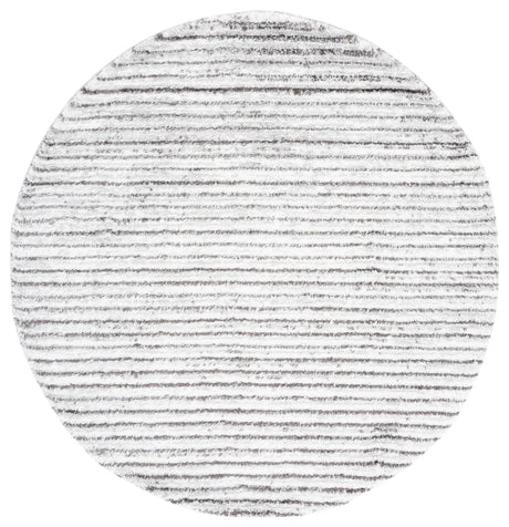 Safavieh Berber Shag 7'-0" x 7'-0" Rug in Grey / Dark Grey