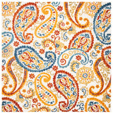 Safavieh Cabana 6'-7" x 6'-7" Rug in Cream / Navy