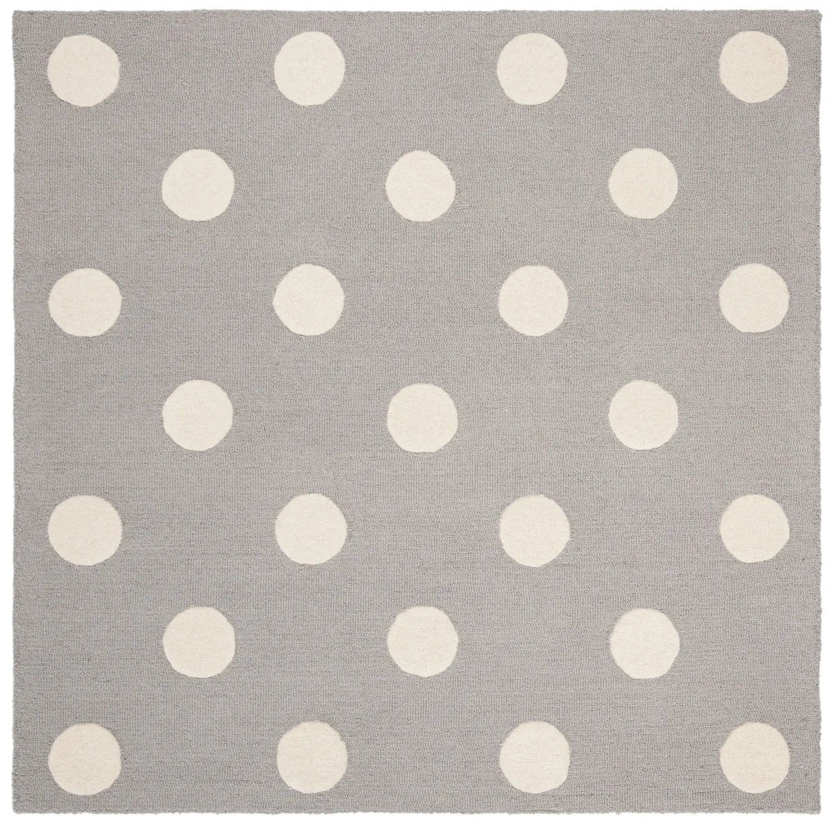 Safavieh Safavieh Kids 5'-0" x 5'-0" Rug in Grey / Ivory