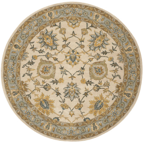 Safavieh Classic 6'-0" x 6'-0" Rug in Ivory / Light Blue