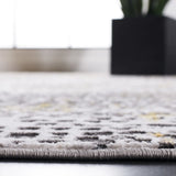 Safavieh Amelia 4'-5" x 6'-5" Rug in Charcoal / Gold