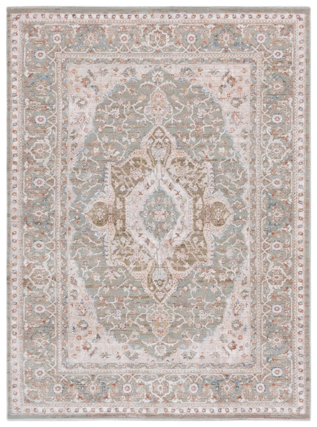 Safavieh Ellwood 4'-0" x 6'-0" Rug in Olive / Beige