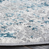 Safavieh Meadow 500 6'-7" x 6'-7" Rug in Grey / Blue