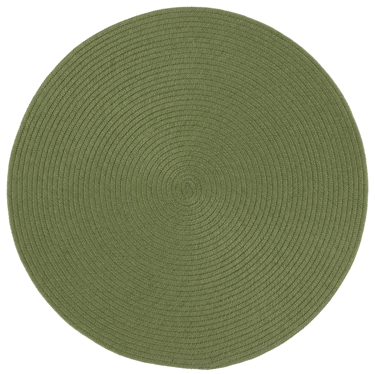 Safavieh Braided 3'-0" x 3'-0" Rug in Olive / Green