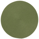 Safavieh Braided 3'-0" x 3'-0" Rug in Olive / Green