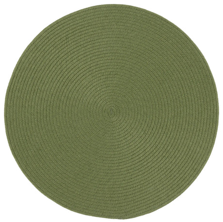 Safavieh Braided 3'-0" x 3'-0" Rug in Olive / Green