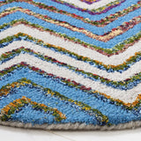Safavieh Nantucket 4'-0" x 4'-0" Rug in Beige / Blue