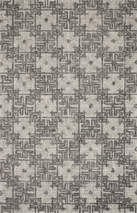 Loloi Ehren Ehr-01 Charcoal / Fog Rugs - main flat
