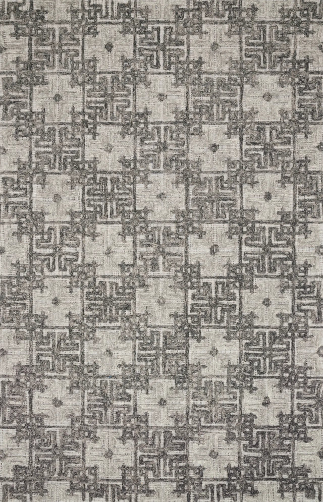 Loloi Ehren Ehr-01 Charcoal / Fog Rugs - main flat