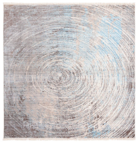 Safavieh Vintage Persian 5'-0" x 5'-0" Rug in Grey / Blue
