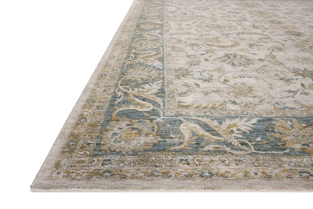 Loloi Gaia Gaa-04 Natural/Ocean Rug - rug corner