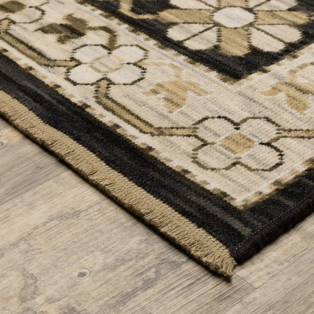 Oriental Weavers Sphinx Acacia ACA10 Beige Rugs - corner detail