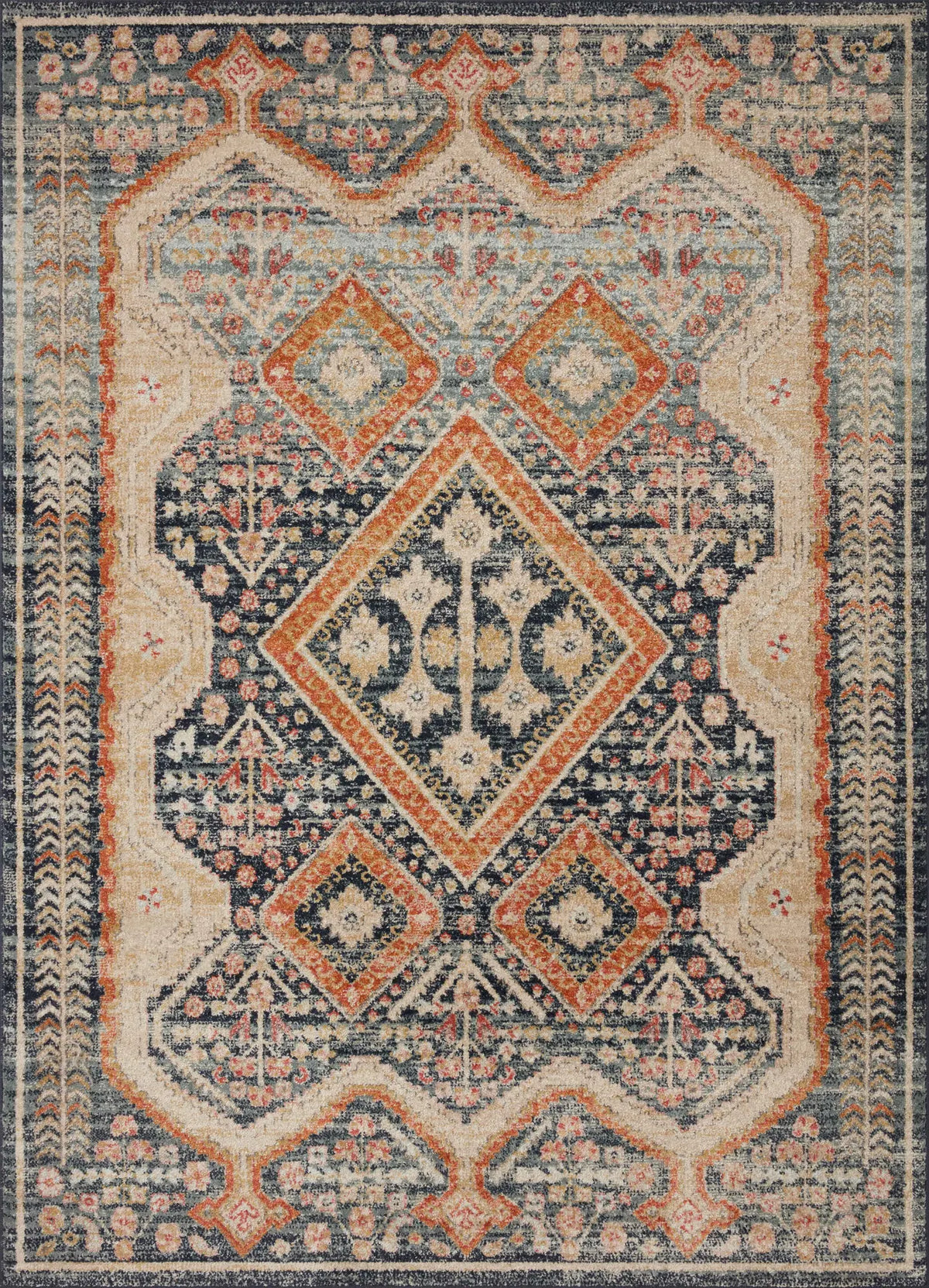 Loloi Jocelyn Joc-05 Navy/Multi Rugs - main flat
