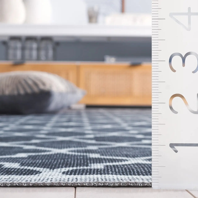 Safavieh Arizona 4'-0" x 6'-0" Rug in Black / Grey