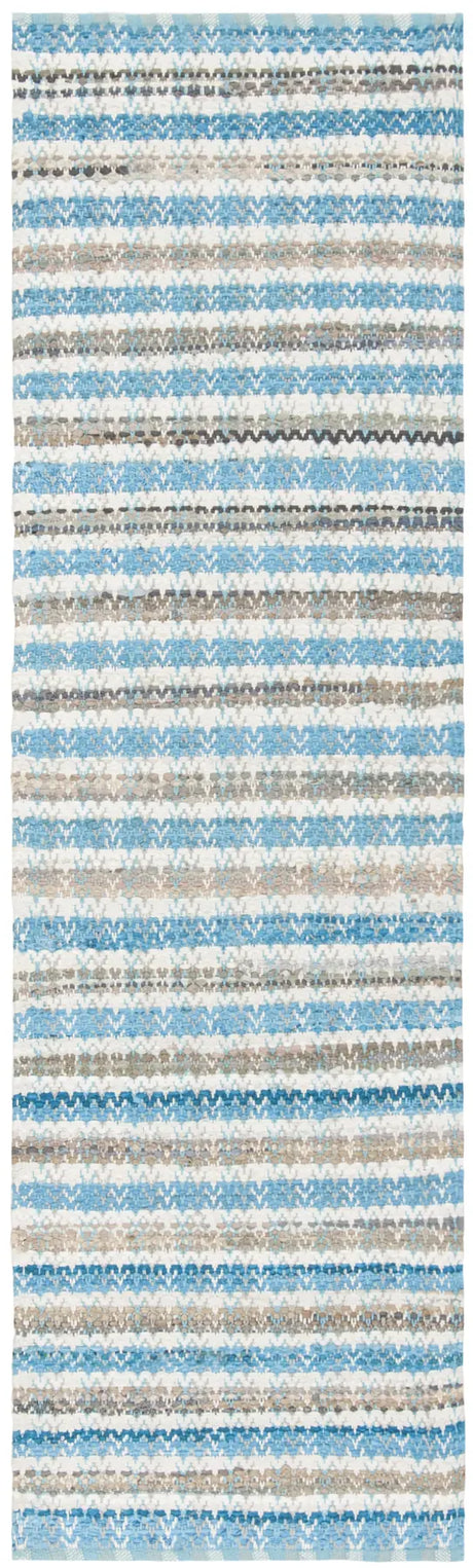 Safavieh Montauk 2'-3" x 8'-0" Rug in Aqua / Multi
