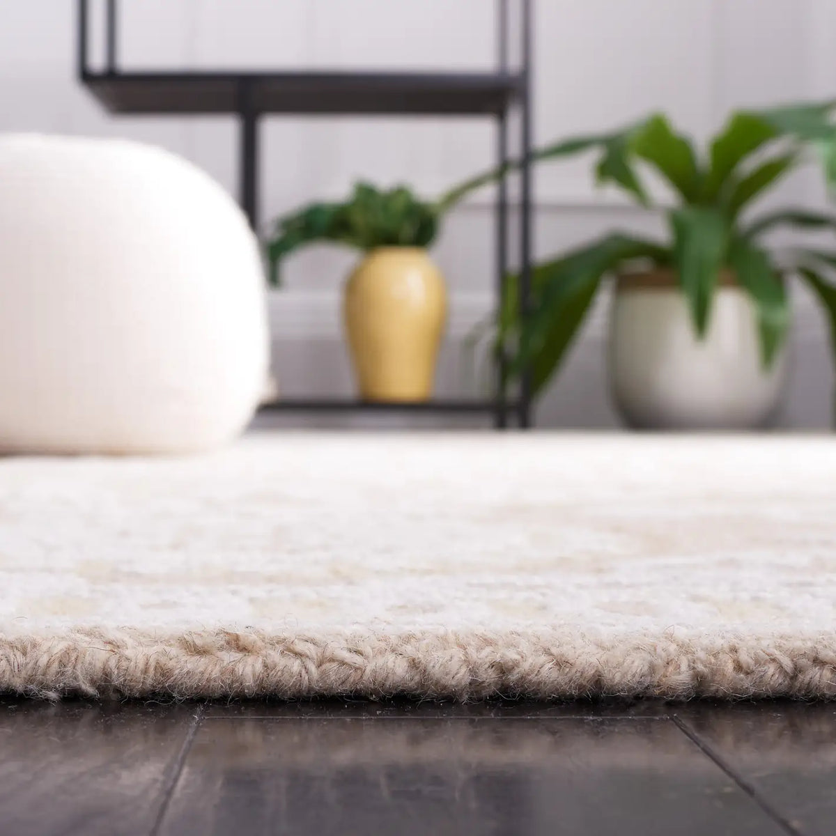 Safavieh Abstract 4'-0" x 6'-0" Rug in Ivory / Beige