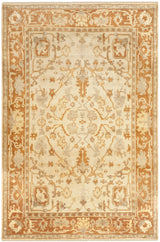 Safavieh Oushak 6'-0" x 9'-0" Rug in Ivory / Rust