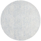 Safavieh Abstract 6'-0" x 6'-0" Rug in Blue / Ivory
