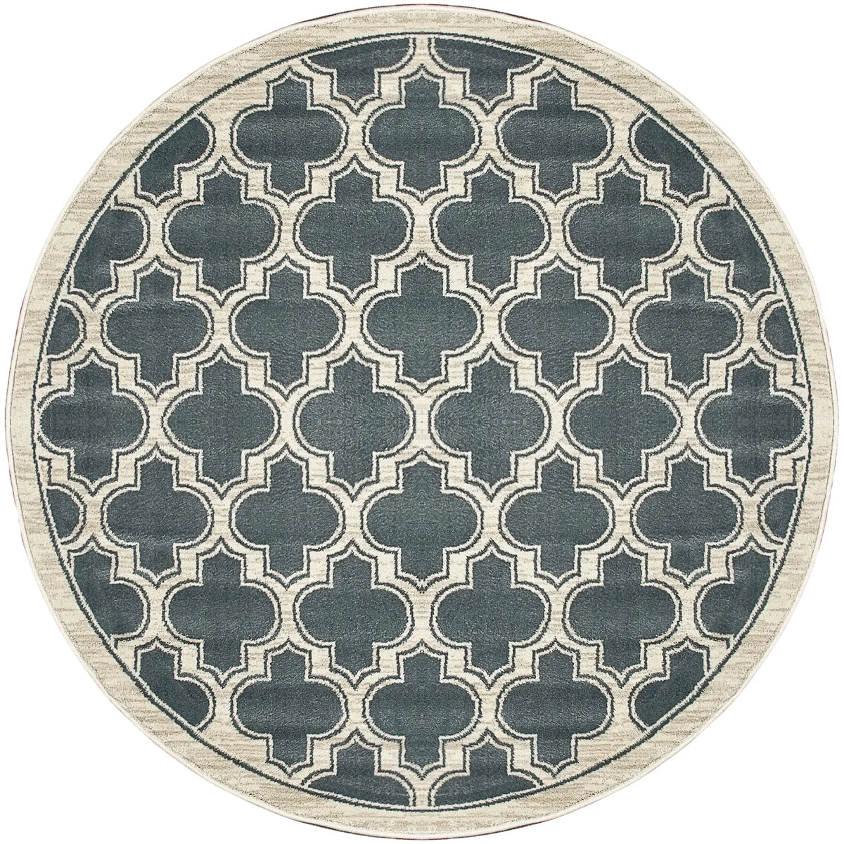 Dynamic Rugs Yazd 2816 Blue / Ivory Rugs - Round