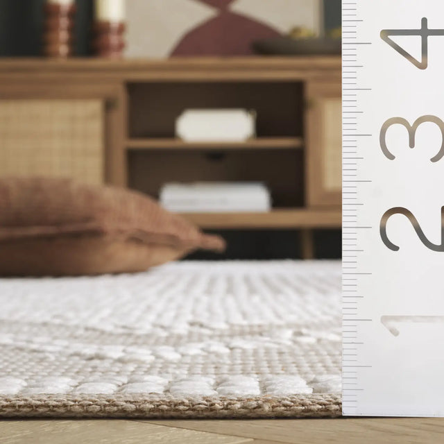 Safavieh Montauk 4'-0" x 6'-0" Rug in Beige / Ivory