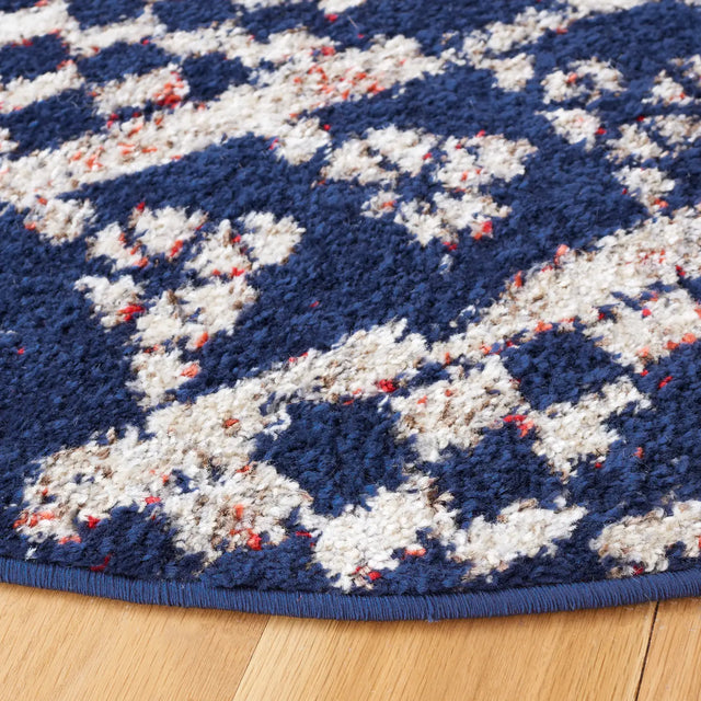 Safavieh Adirondack 6'-0" x 6'-0" Rug in Navy / Light Grey