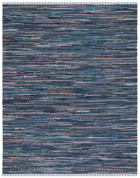 Safavieh Rag Rug 10'-0" x 14'-0" Rug in Ink / Multi