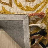 Safavieh Suzani 5'-0" x 8'-0" Rug in Rust / Gold