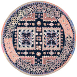 Safavieh Bellagio 5'-0" x 5'-0" Rug in Black / Navy