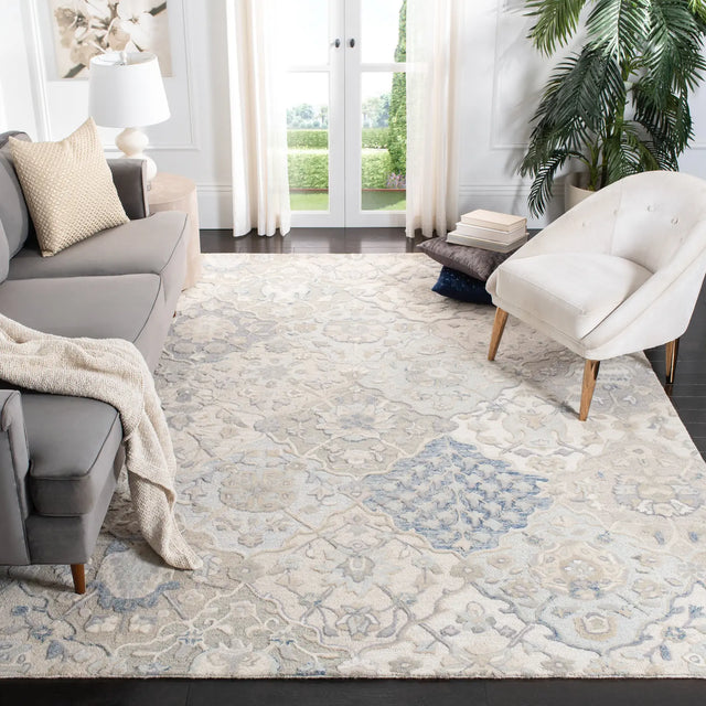 Safavieh Glamour 10'-0" x 14'-0" Rug in Grey / Blue