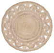 Safavieh Natural Fiber 5'-0" x 5'-0" Rug in Natural