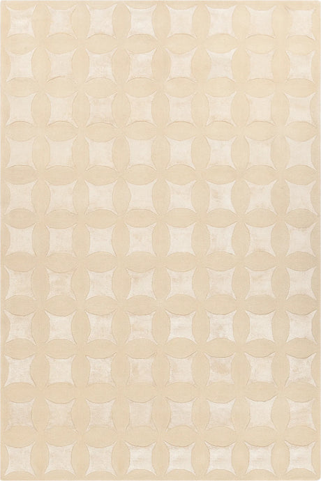 Chandra Isadora ISA-56700 Ivory rug, flat view