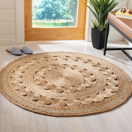 Safavieh Natural Fiber 3'-0" x 3'-0" Rug in Natural