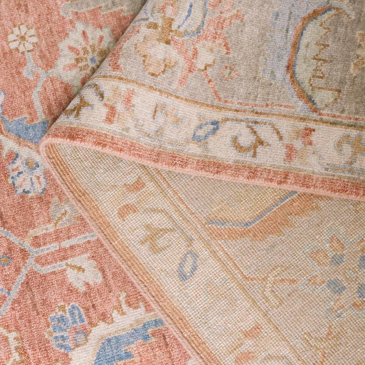 Safavieh Oushak 10'-0" x 14'-0" Rug in Rust / Beige