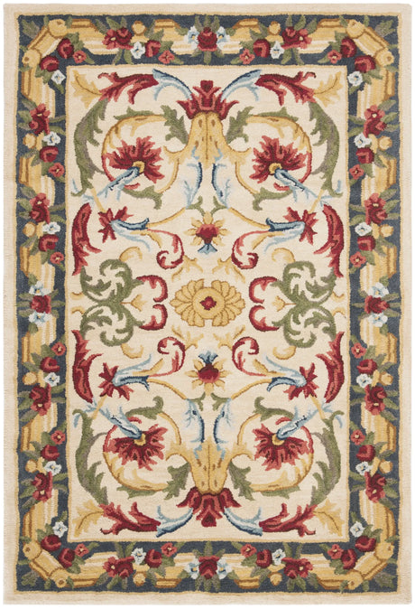 Safavieh Blossom 4'-0" x 6'-0" Rug in Ivory / Green