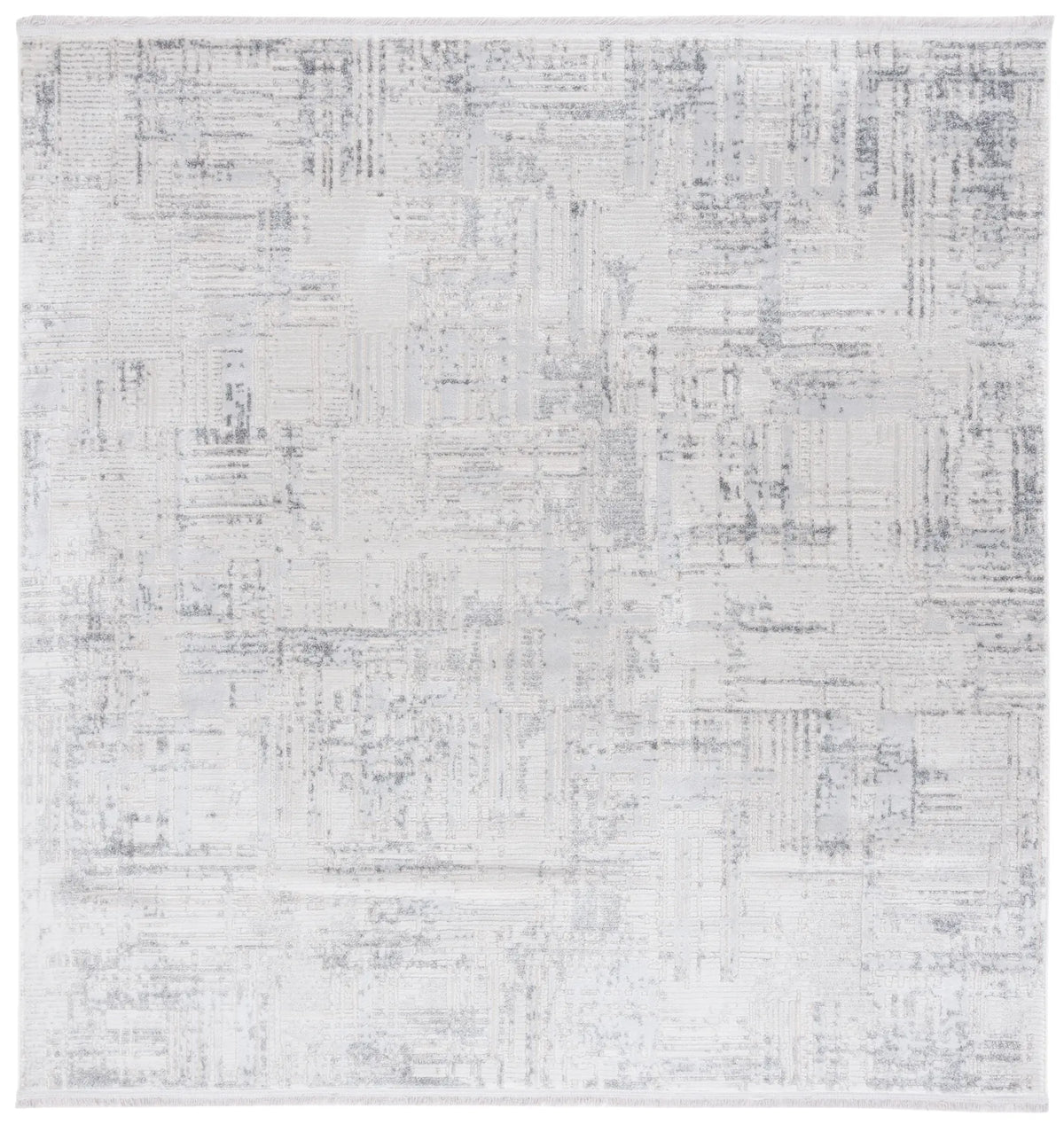 Safavieh Whisper 6'-7" x 6'-7" Rug in Light Grey / Beige