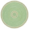 Safavieh Braided 3'-0" x 3'-0" Rug in Green / Gold