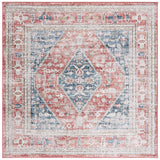 Safavieh Rosewood 6'-7" x 6'-7" Rug in Blue / Red