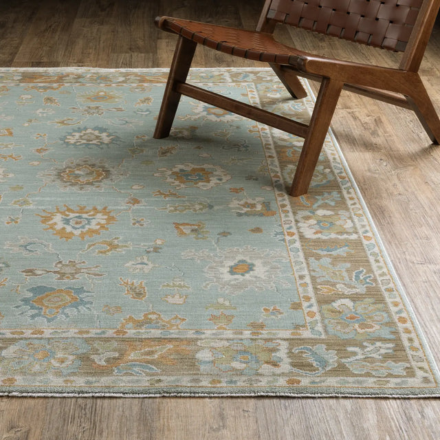 Oriental Weavers Sphinx Maeve MAE06 Rust Rugs - angle/detail