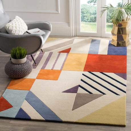 Safavieh Fifth Avenue 5'-0" x 8'-0" Rug in Ivory / Multi